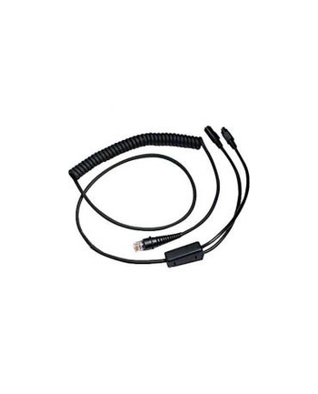 honeywell Cable: KBW, Kolor: CZARNY, PS2, 3m (9.8´), coiled, 5 V external power with option for host power