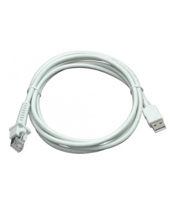 datalogic Cable, USB, Type A, TPUW, Straight, 2M, White nr 1