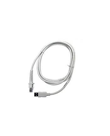 datalogic Cable, USB, Type A, TPUW, Straight, 2M, White nr 2