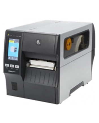 zebra TT Printer ZT411; 4, 203 dpi, Euro and UK cord, Serial, USB, 10/100 Ethernet, Bluetooth 4.1/MFi, USB Host, Cutter w/ Catch Tray, EZPL nr 1