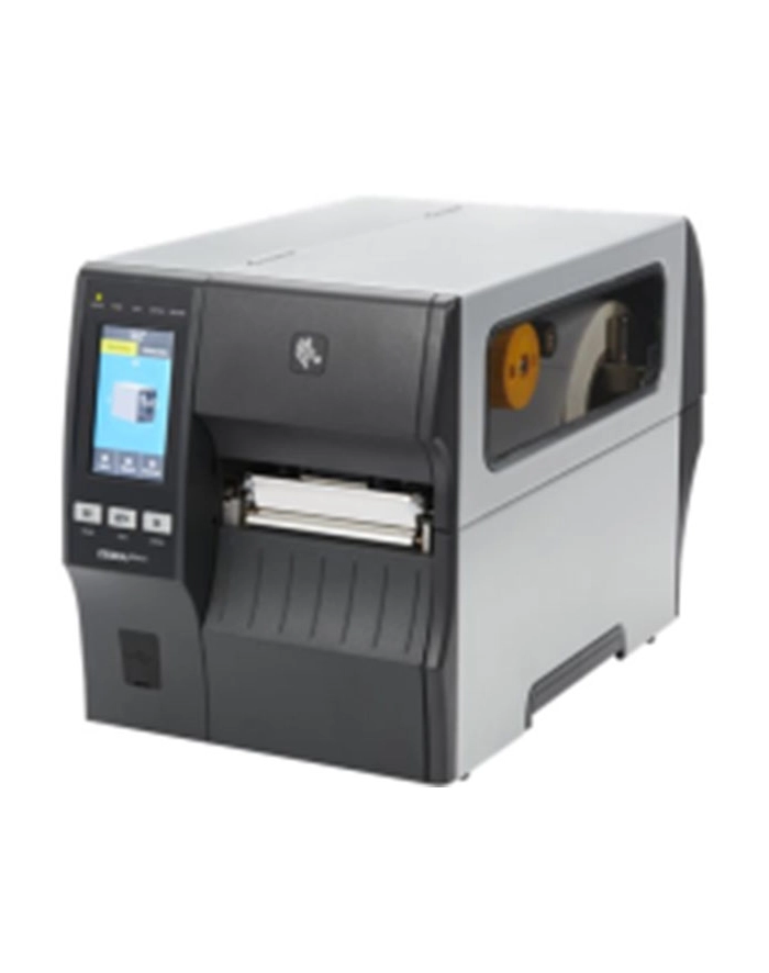 zebra TT Printer ZT411; 4, 203 dpi, Euro and UK cord, Serial, USB, 10/100 Ethernet, Bluetooth 4.1/MFi, USB Host, Cutter w/ Catch Tray, EZPL główny