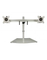 startech DUAL-MONITOR STAND - HORIZONTAL/FOR UP TO 24IN MONITORS - SILVER - nr 1