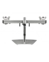 startech DUAL-MONITOR STAND - HORIZONTAL/FOR UP TO 24IN MONITORS - SILVER - nr 2
