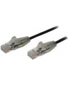 startech CAT6 CABLE - 1 M - BLACK/SLIM RJ45 1M BLACK - nr 7