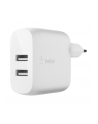 belkin DUAL USB-A CHARGER/W/LIGHTNING CABLE 1M 24W WHITE - nr 2