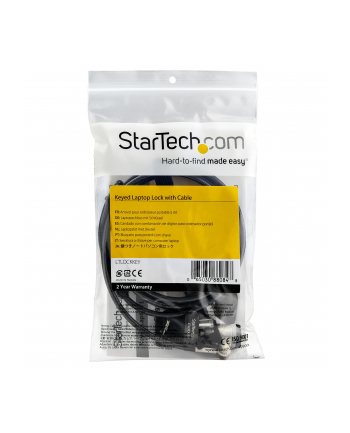 startech KEYED CABLE LOCK - 2 M / 6.5IN/.