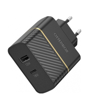 OTTERBOX (wersja europejska) WALL CHARGER 30W/USB-C 18W + USB-A 12W USB-PD BLK