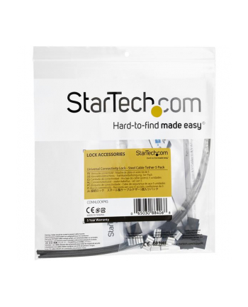 startech SECURITY TETHER CABLES 5 PACK/.