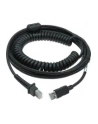 datalogic CABL USB TYPE A TPUW COILED PWR/OFF TERMINAL 5M BLK PWR - nr 3