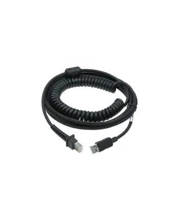 datalogic CABL USB TYPE A TPUW COILED PWR/OFF TERMINAL 5M BLK PWR nr 1