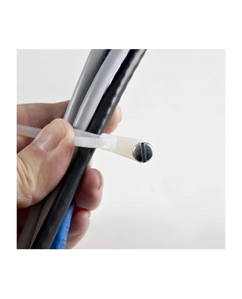 startech 100 PACK OF PLASTIC ZIP TIES/WITH SCREW HOLE 9