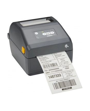 zebra Thermal Transfer Cartridge Printer ZD421; 300 dpi, USB, USB Host, Ethernet, BTLE5, (wersja europejska) and UK Cords, Swiss Font, EZPL nr 2