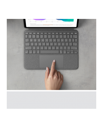 logitech COMBO TOUCH IPAD PRO 11IN 1-3G/OXFORD GREY - CH