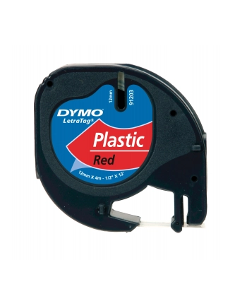 dymo K7 RIBBON LETRATAG BLACK / RED/