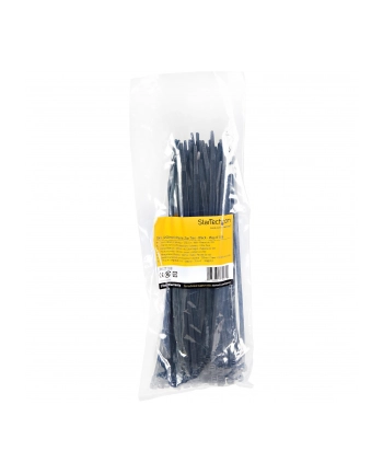 startech 100 PACK 10 CABLE TIES -BLACK/NYLON ZIP TIE WRAPS UL TAA nr 1