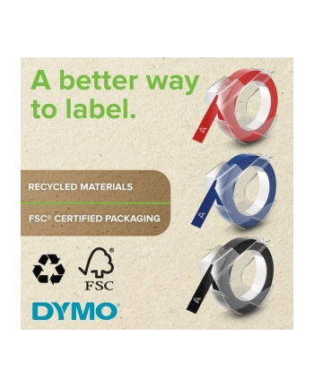 dymo DY EMB 3.3 9MM 10PK RD TAPE/GLOBAL nr 2