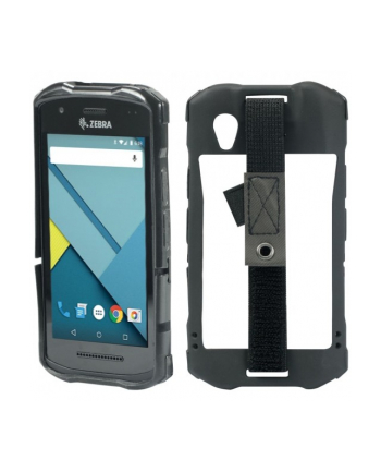 mobilis PROTECH TPU CASE FOR TC21/26/ELASTIC HAND STRAP W/ STYLUS BLK