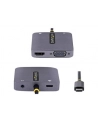 startech USB C VID-EO ADAPTER 4K 60HZ/4K 60HZ 3.5MM AUDIO 100W PD - nr 1