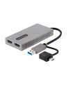 startech USB TO DUAL HDMI ADAPTER/USB-A OR C 1X 4K 30HZ 1X 1080P - nr 11