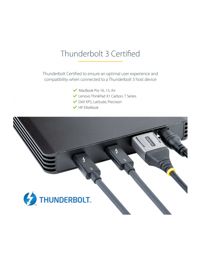 startech M2E4BTB3/4X M.2 PCIE TO TB3 ENCLOSURE główny