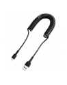 startech USB TO LIGHTNING CABLE - 1M/(3.3FT) COILED CABLE BLACK - nr 11