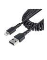 startech USB TO LIGHTNING CABLE - 50CM/(20IN) COILED CABLE BLACK - nr 10
