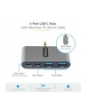 startech 4-PORT USB-C HUB 5GBPS PD/PORTABLE HUB W/ USB-C CHARGING - nr 19