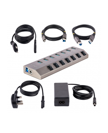 startech 7-PT USB HUB W/ON/OFF SWITCHES/WITH INDIVIDUAL ON/OFF SWITCHES