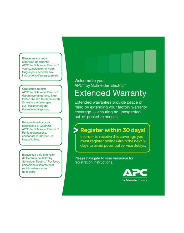 apc EXTEND-ED WARRANTY 3YR/STOCKABLE PART NUMBER IN główny