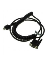 datalogic Cable CAB-549, RS-232 PWR, 9P, Female, Coiled, 2.4 m / 7.8 ft., IP67 - nr 1