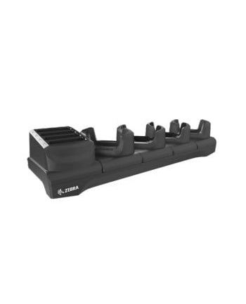 zebra evm TC53/TC58 4 SLOT AND 4 SPARE BATTERY CHARGING CRADLE. WITH SHIMS AND POWER SUPPLY. COUNTRY SPECIFIC AC LINE CORD SOLD SEPERATELY nr 2