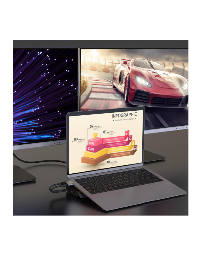 j5create M.2 NVME USB-C GEN 2 DOCKING/STATION główny