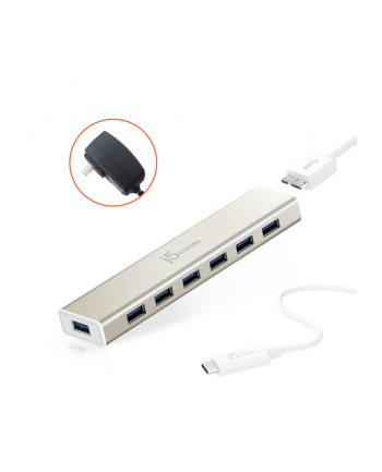 j5create USB-C 7- PORT HUB - (wersja europejska)/UK/