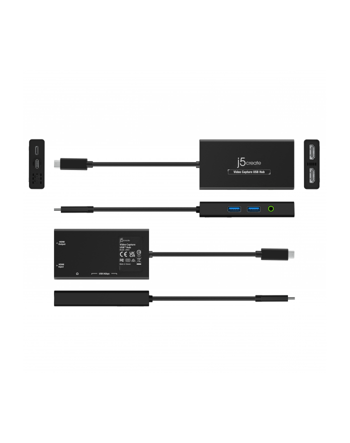 j5create VID-EO CAPTURE USB HUB/ główny