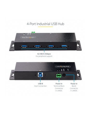 startech INDUSTRIAL USB 3.0 5GBPS HUB/.