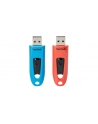 sandisk ULTRA 64GB USB 3.0 FLASH DRIVE/130MB/S READ TWIN PACK (BLUE AND - nr 1