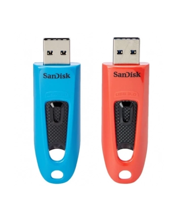 sandisk ULTRA 64GB USB 3.0 FLASH DRIVE/130MB/S READ TWIN PACK (BLUE AND nr 1