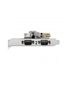 startech PCIE DUAL SERIAL PORT CARD/16C1050 UART 5V/12V STATUS LIGHT - nr 13