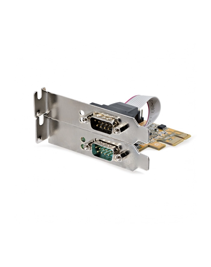 startech PCIE DUAL SERIAL PORT CARD/16C1050 UART 5V/12V STATUS LIGHT główny