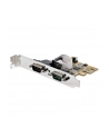 startech PCIE DUAL SERIAL PORT CARD/16C1050 UART 5V/12V STATUS LIGHT - nr 9