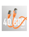 mcab CAT8.1 ORANGE 15M PATCH CORD/RJ45 S/FTP LSZH 40GBIT CU LAN - nr 2