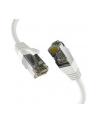 mcab CAT8.1 Kolor: BIAŁY 1m patch cord/RJ45 S/FTP LSZH 40Gbit CU LAN - nr 6