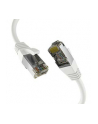 mcab CAT8.1 Kolor: BIAŁY 1m patch cord/RJ45 S/FTP LSZH 40Gbit CU LAN - nr 8