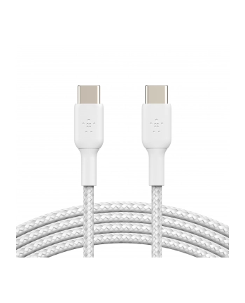belkin USB-C TO USB-C BRAID-ED PVC/WHITE 1M TWIN PACK nr 1