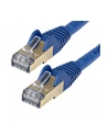 startech 5M CAT6A ETHERNET CABLE BLUE/BLUE - SHIELD-ED COPPER WIRE - nr 2