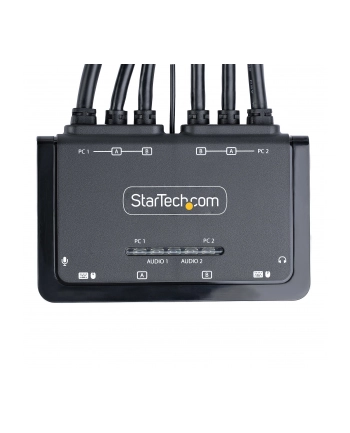 startech C2-DD46-UA2-CBL-KVM/2-PORT DUAL MONITOR KVM SWITCH nr 1