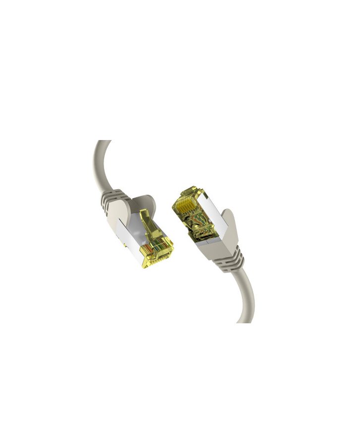 mcab CAT6a grey 0.50m patch cord/RJ45 S/FTP LSZH 10Gbit CU LAN główny