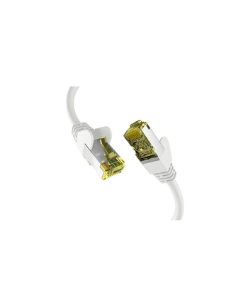 mcab CAT6a Kolor: BIAŁY 0.50m patch cord/RJ45 S/FTP LSZH 10Gbit CU LAN