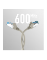 mcab CAT7 grey 0.25m RAW cable RJ45/S/FTP LSZH 10Gbit CU LAN DSL - nr 5