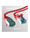 mcab CAT7 red 0.5m RAW cable RJ45/S/FTP LSZH 10Gbit CU LAN DSL - nr 4